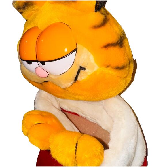 Vintage Dakin 1978/1981 Garfield Christmas Stocking Fill "R Up Red Felt Body - Picture 3 of 7